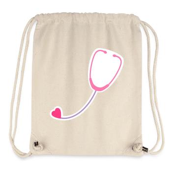 Coloured stethoscope - Stanley/Stella Recycled Gym Bag - natural - Front