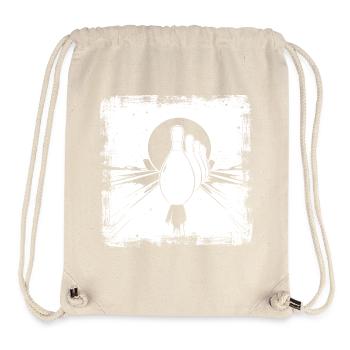 Bowling Pins - Stanley/Stella Recycled Gym Bag - natural - Front