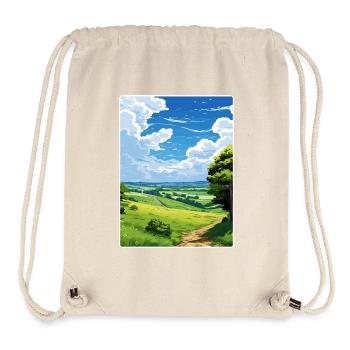 Dorset Aonb Reise Poster Souvenir Postkarte Farbe - Stanley/Stella recycelter Gym Bag - Naturweiß - Vorne