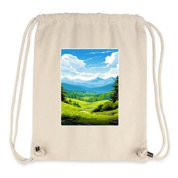 Great Smoky Mountains Nationalpark Reiseposter - Stanley/Stella recycelter Gym Bag - Naturweiß - Vorne
