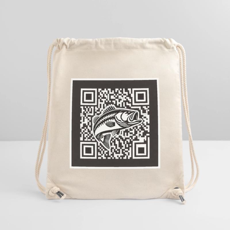 Perch QR Code Design Stanley/Stella Recycled Gym Bag