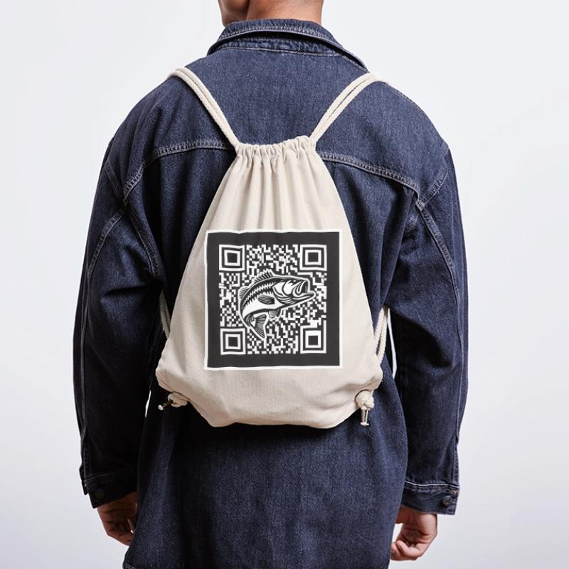 Perch QR Code Design Stanley/Stella Recycled Gym Bag