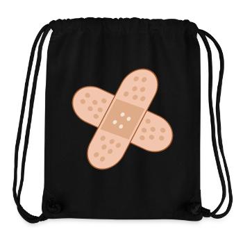 PFLASTER VERBAND - GUTE BESSERUNG - Stanley/Stella recycelter Gym Bag - Schwarz - Vorne