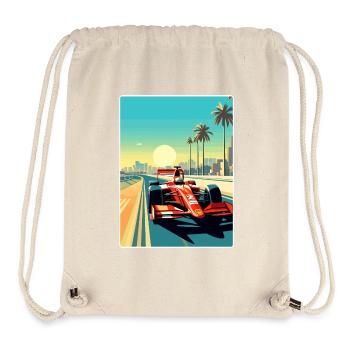 Abu Dhabi Circuit Motorsport Race Uae Travel Card - Stanley/Stella recycelter Gym Bag - Naturweiß - Vorne