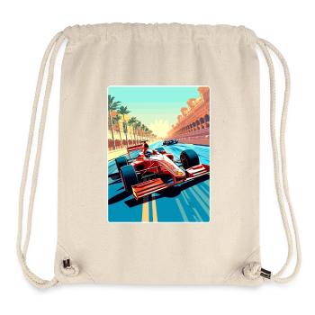 Abu Dhabi Circuit Motorsport Race Uae Travel Card - Stanley/Stella recycelter Gym Bag - Naturweiß - Vorne