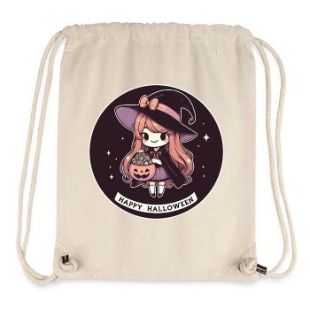 Halloween Witch for Kids - Stanley/Stella Recycled Gym Bag - natural - Front