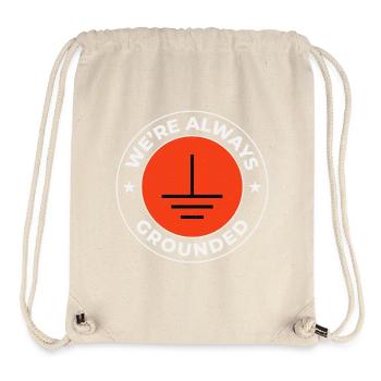 Electrician Humor Electrical Technician Engineer - Stanley/Stella Recycled Gym Bag - natural - Front