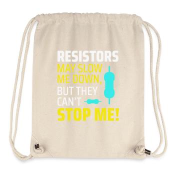 Elektriker Humor Elektrotechniker Ingenieur - Stanley/Stella recycelter Gym Bag - Naturweiß - Vorne