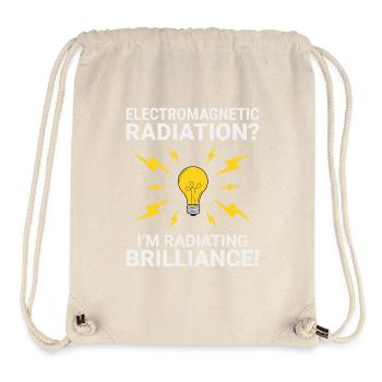 Electrician Humor Electrical Technician Engineer - Stanley/Stella Recycled Gym Bag - natural - Front