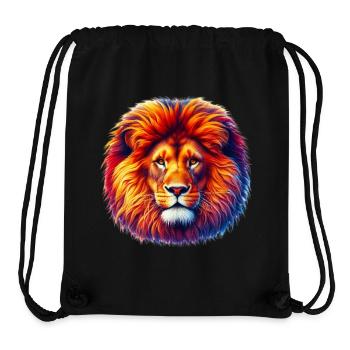 Lion - Stanley/Stella Recycled Gym Bag - black - Front