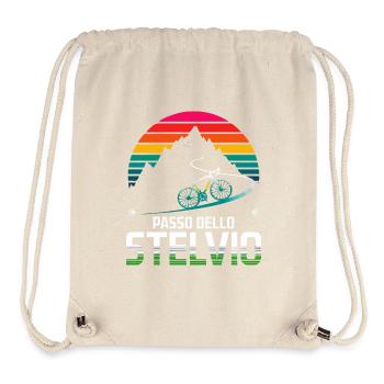 Passo delle Stelvio Radfahren Design - Stanley/Stella recycelter Gym Bag - Naturweiß - Vorne