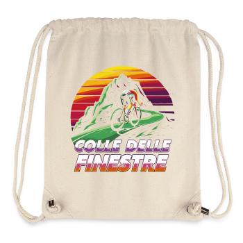 Colle delle Finestre Italien - Legendärer Radsport - Stanley/Stella recycelter Gym Bag - Naturweiß - Vorne