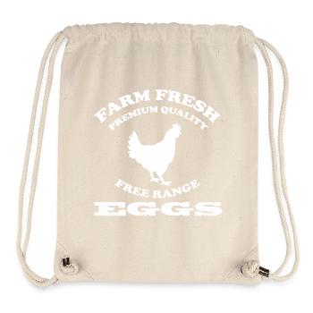 Eggs - Stanley/Stella Recycled Gym Bag - natural - Front