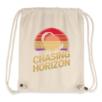 Coucher de soleil cerf-volant T-Shirt - Sac à cordon recyclé Stanley/Stella - blanc naturel - Devant