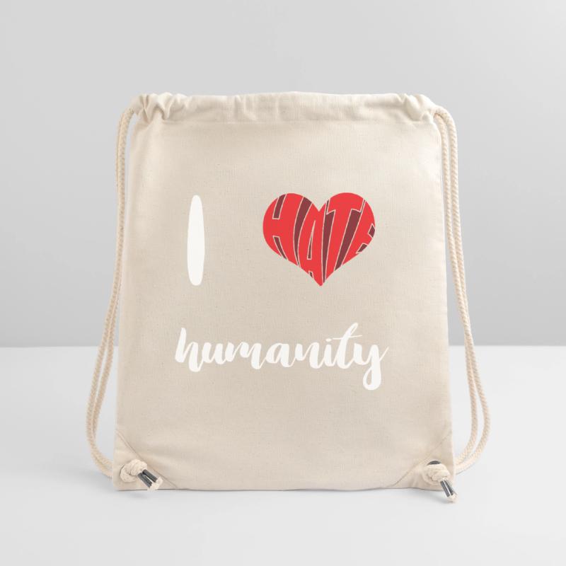 Hate Humanity Stop Hate Anti Hate Stanley/Stella Recycled Gym Bag