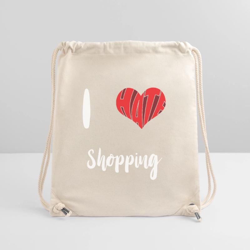 Hate Shopping Stop Hate Anti Hate Stanley/Stella Recycled Gym Bag
