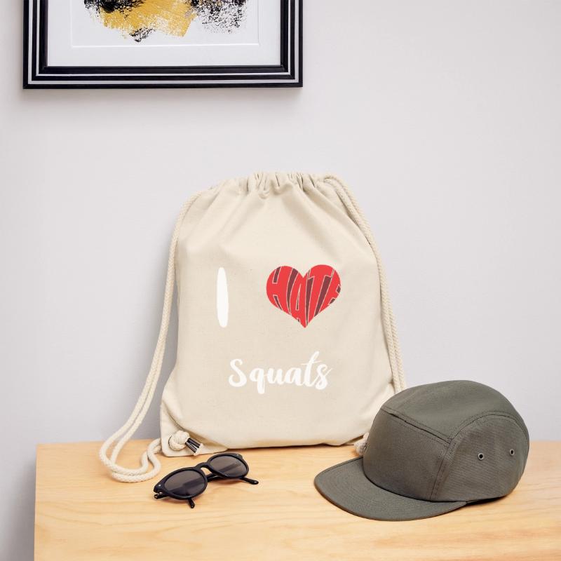 Workout I Hate Squats Training Übung Stanley/Stella recycelter Gym Bag