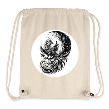Comet Phoenix in the Moon Circle - Stanley/Stella Recycled Gym Bag - natural - Front