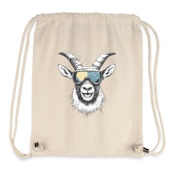 Aprés Ski Steinbock - Stanley/Stella recycelter Gym Bag - Naturweiß - Vorne