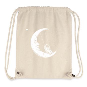 Astronaut Mond Schaukeln - Stanley/Stella recycelter Gym Bag - Naturweiß - Vorne