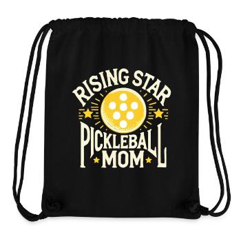 Rising Star Pickleball Mom - Stanley/Stella Recycled Gym Bag - black - Front