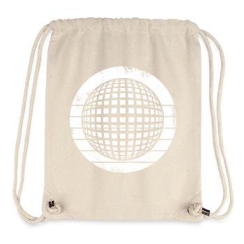 80er Disco - Stanley/Stella recycelter Gym Bag - Naturweiß - Vorne
