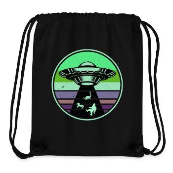 UFO-Bigfoot Nessie Einhorn - Stanley/Stella recycelter Gym Bag - Schwarz - Vorne