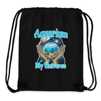 Aquarium - Mein Universum, Aquascaper & Aquascaper - Stanley/Stella recycelter Gym Bag - Schwarz - Vorne