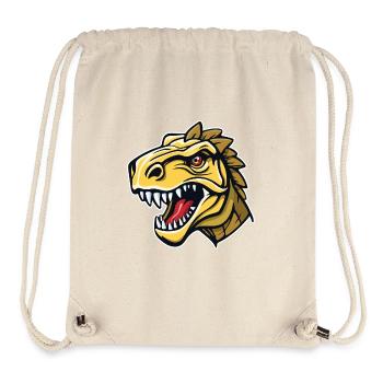 Illustration eines gefährlich aussehenden Greifvogels - Stanley/Stella recycelter Gym Bag - Naturweiß - Vorne