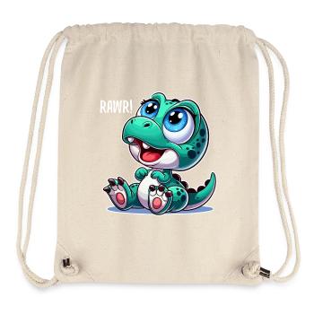 T-Rex Baby Dino Babydino Dinobaby Geschenk - Stanley/Stella recycelter Gym Bag - Naturweiß - Vorne