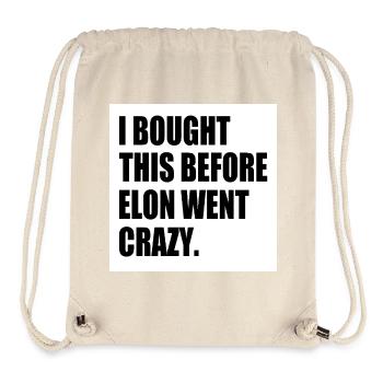 i bought this before elon went crazy - Stanley/Stella recycelter Gym Bag - Naturweiß - Vorne