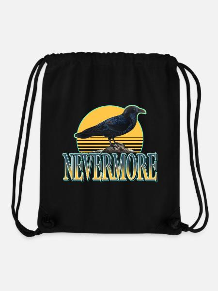 Nevermore – Raben & Gothic Ästhetik - Stanley/Stella recycelter Gym Bag - Schwarz