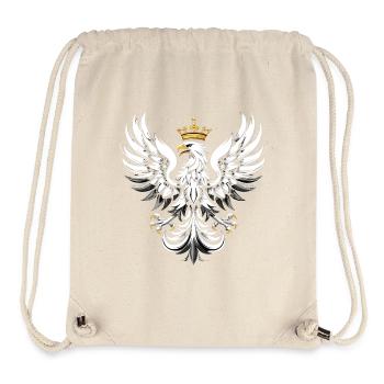 Polska Adler Pole Polin Polen Adler weiß Geschenk - Stanley/Stella recycelter Gym Bag - Naturweiß - Vorne