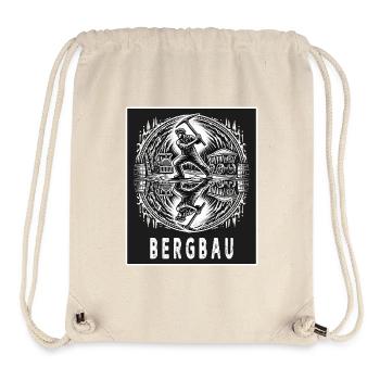 Hard work in mining - Stanley/Stella Recycled Gym Bag - natural - Front