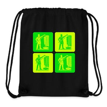 Döner Kebab Retro - Stanley/Stella recycelter Gym Bag - Schwarz - Vorne