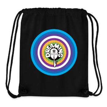 dreaming dreamer rings colorful retro sleepwalking - Stanley/Stella Recycled Gym Bag - black - Front