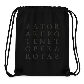 SATOR AREPO TENET OPERA ROTAS - Stanley/Stella Recycled Gym Bag - black - Front