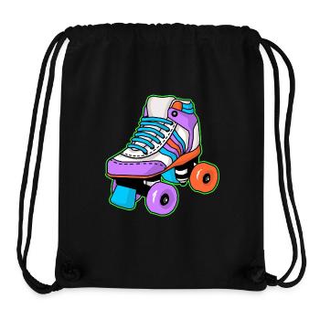 Roller Skating Skater - Stanley/Stella Recycled Gym Bag - black - Front