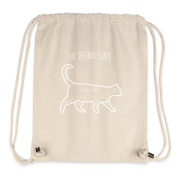 Cat Petting Guide - Stanley/Stella recycelter Gym Bag - Naturweiß - Vorne