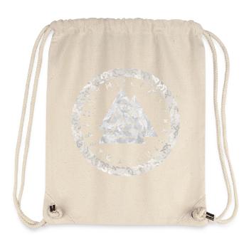 Valknut Wikingersymbol - Stanley/Stella recycelter Gym Bag - Naturweiß - Vorne