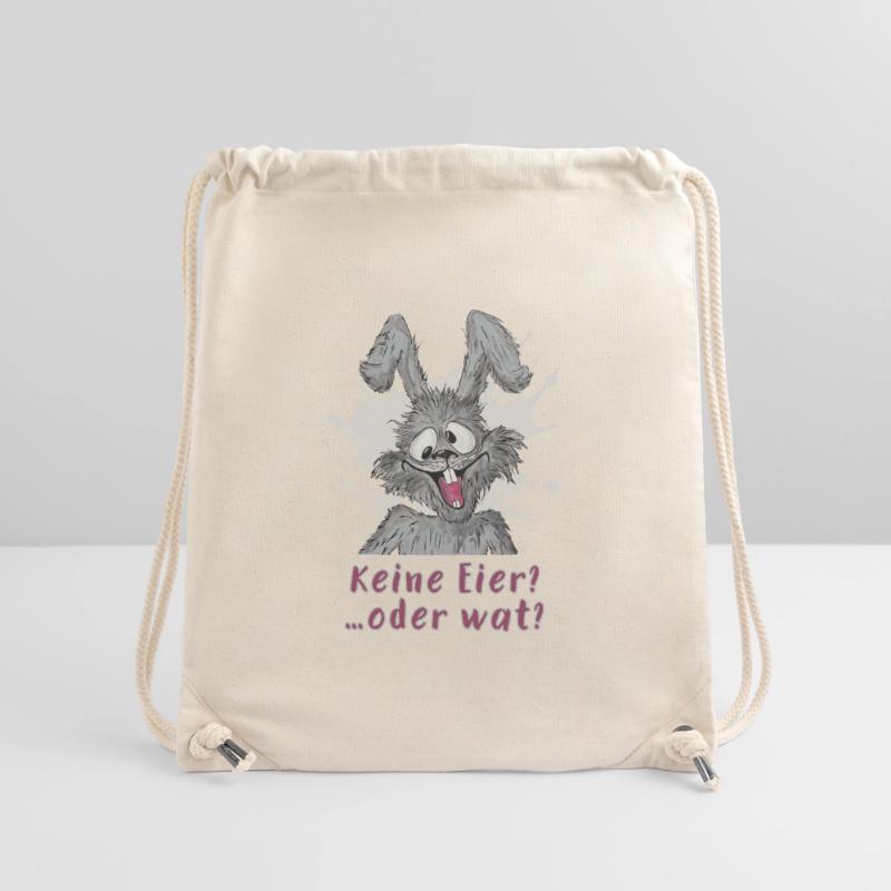 Keine Eier?….oder wat? Osterhase statement Stanley/Stella recycelter Gym Bag