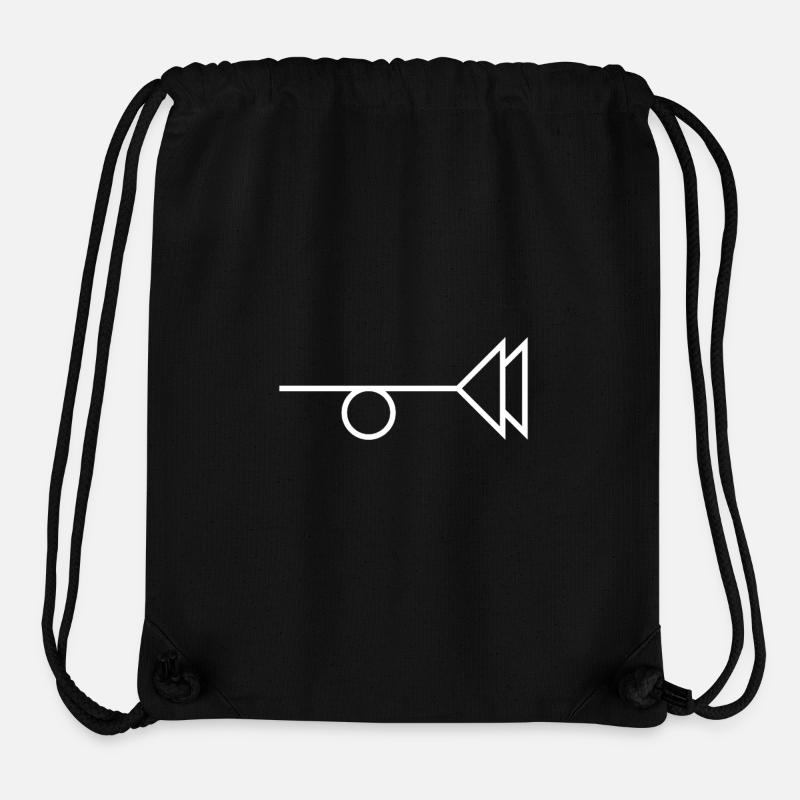Trystero - Stanley/Stella recycelter Gym Bag - Schwarz