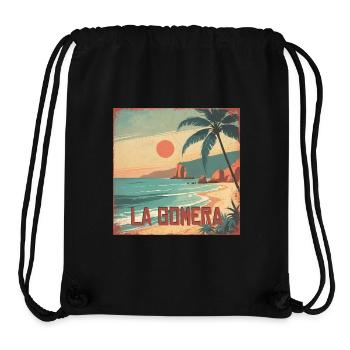 La Gomera - Stanley/Stella recycelter Gym Bag - Schwarz - Vorne