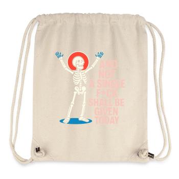 Vivid Skeleton Celebration Design - Stanley/Stella Recycled Gym Bag - natural - Front