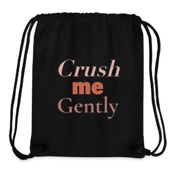 CRUSH - crush me gently - Stanley/Stella recycelter Gym Bag - Schwarz - Vorne