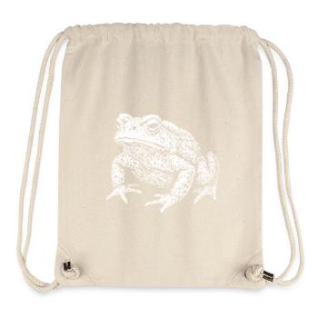 Crapaud - Sac à cordon recyclé Stanley/Stella - blanc naturel - Devant