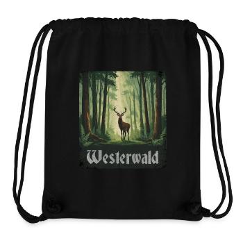 Westerwald - Stanley/Stella recycelter Gym Bag - Schwarz - Vorne