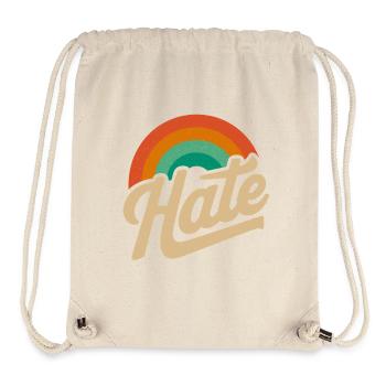 Hate but in a nice way - Stanley/Stella Recycled Gym Bag - natural - Front