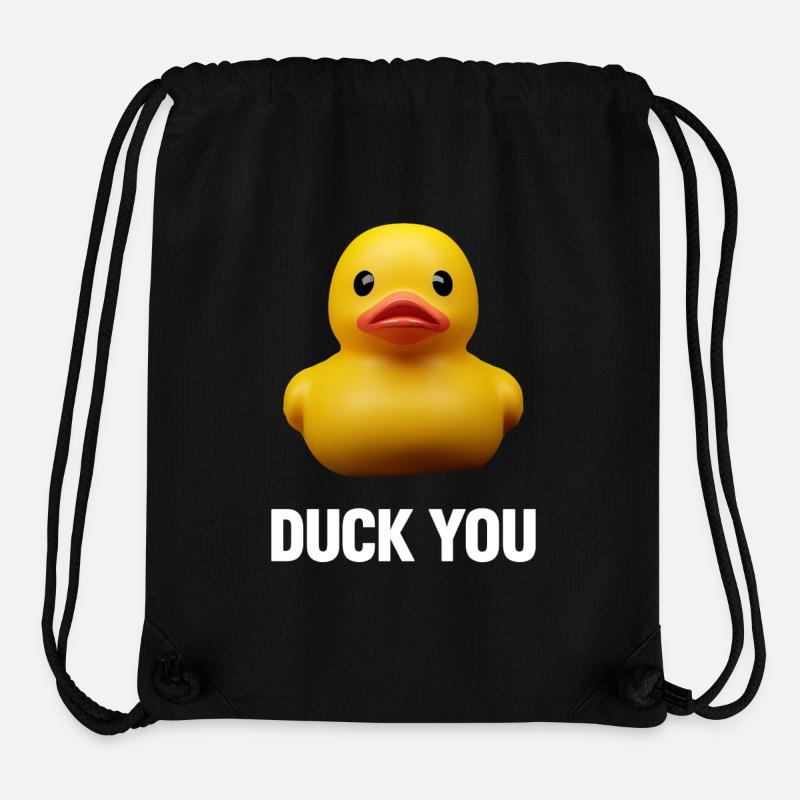 Duck ou - Stanley/Stella recycelter Gym Bag - Schwarz