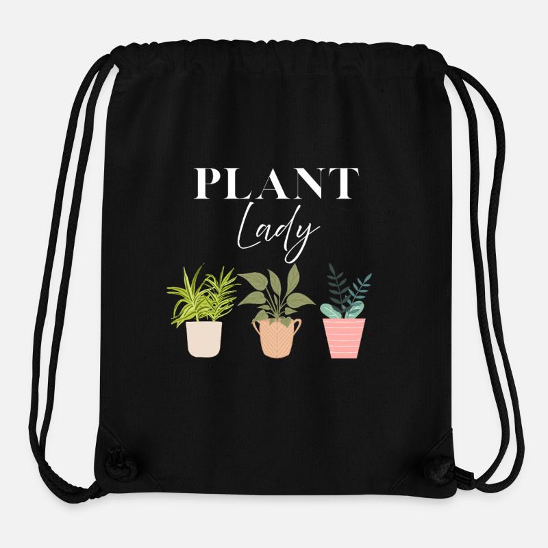 Fun colorful design for plant lovers - Stanley/Stella Recycled Gym Bag - black